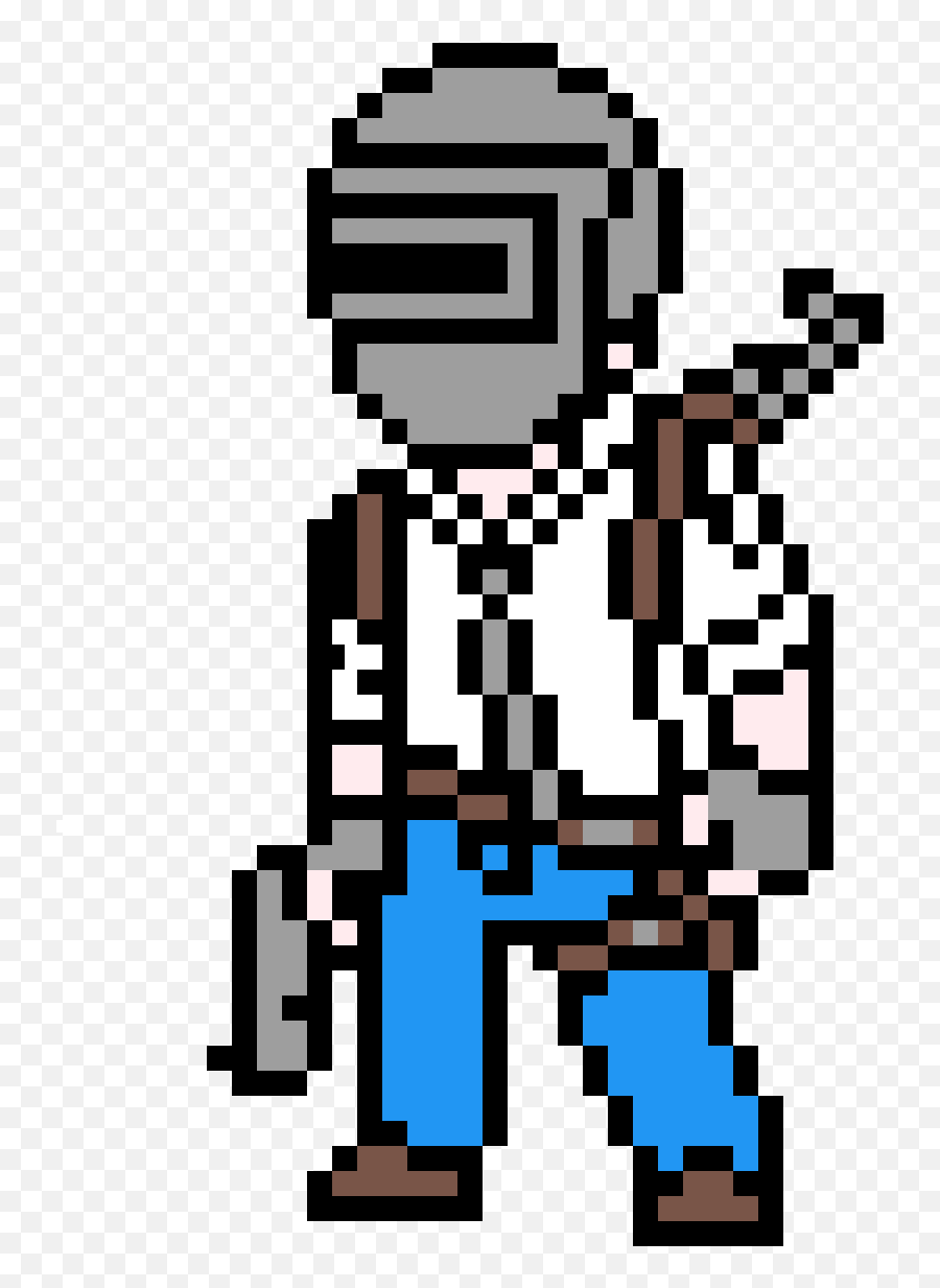 Download Pubg Character Png Image With - Pixel Art Pubg Mobile,Pubg Character Png