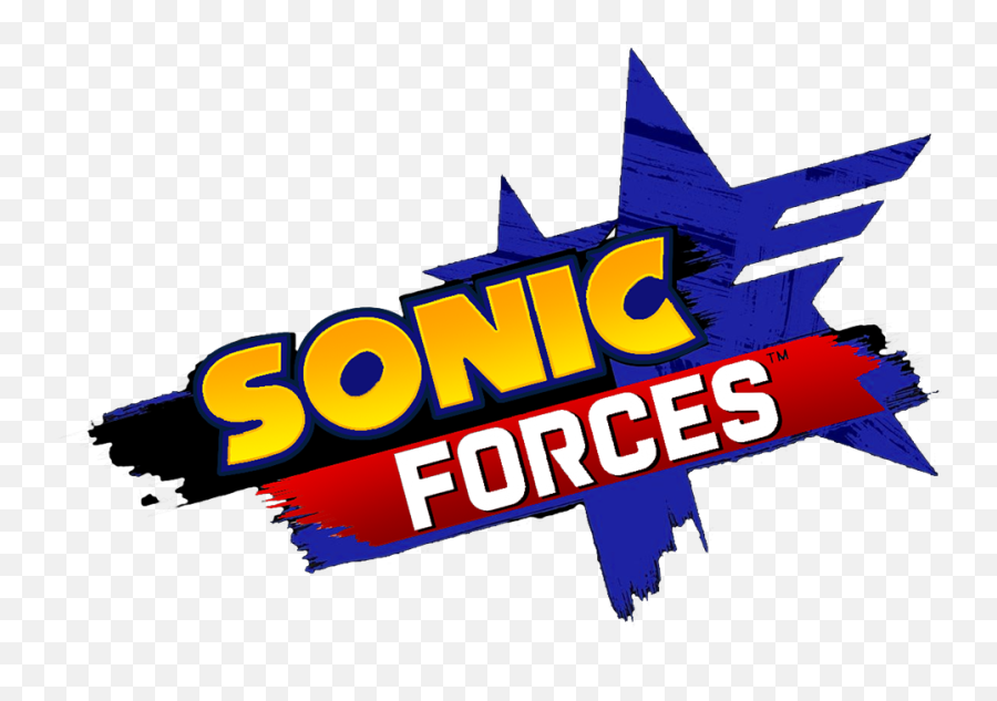 Sonic Forces Logo In The Style Of 1999 - 2013 Sonic Logo Horizontal Png,Sonic The Hedgehog 3 Logo