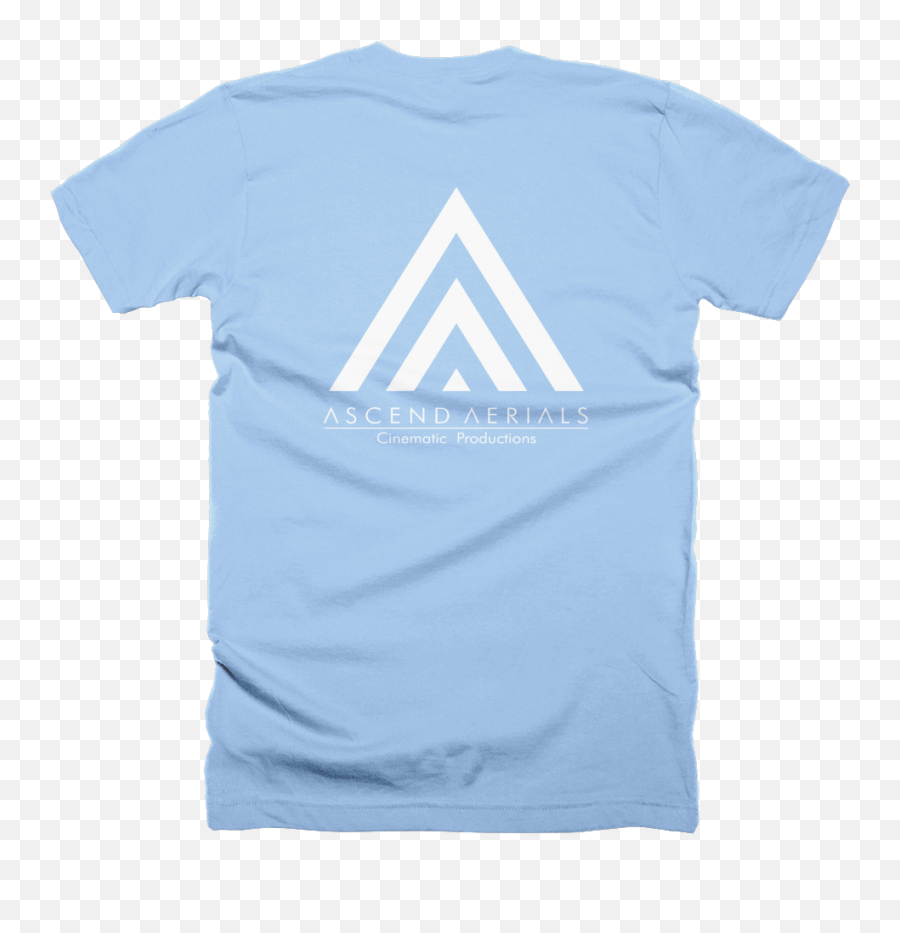 Ascend Aerials - American Apparel Baby Blue White Logo U2014 Ascend Aerials Png,Blue Triangle Logo