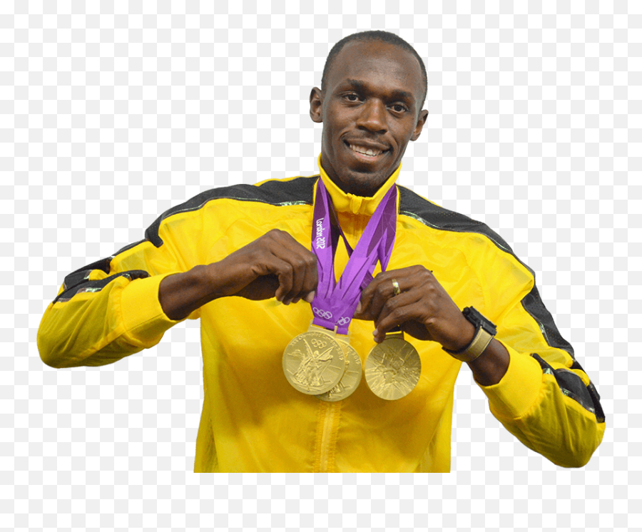 Download Hd Usain Bolt Png - Olympics Gold Medal Usain Bolt,Usain Bolt Png