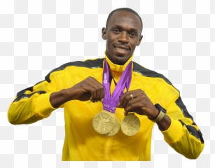 Download Hd Usain Bolt Png - Olympics Gold Medal Usain Bolt,Usain Bolt Png