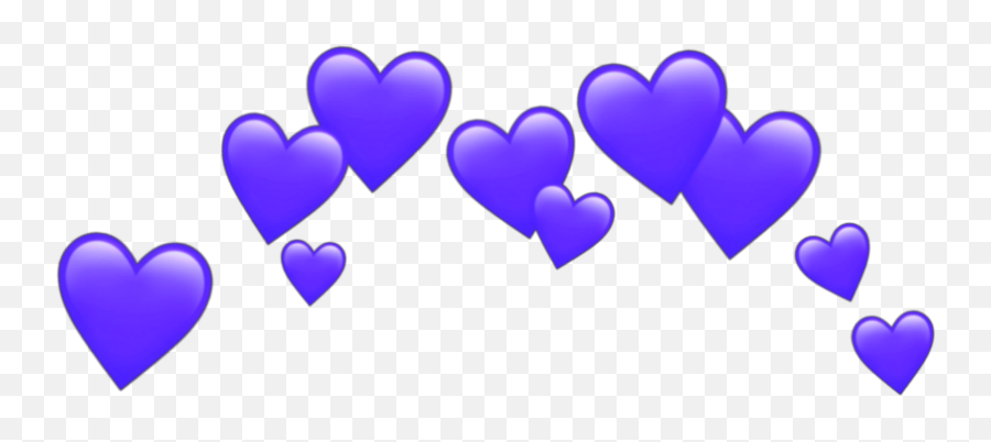 Blue Heart Crown Png Transparent Cartoon - Jingfm Heart Emoji Blue Png,Crown Png Clipart