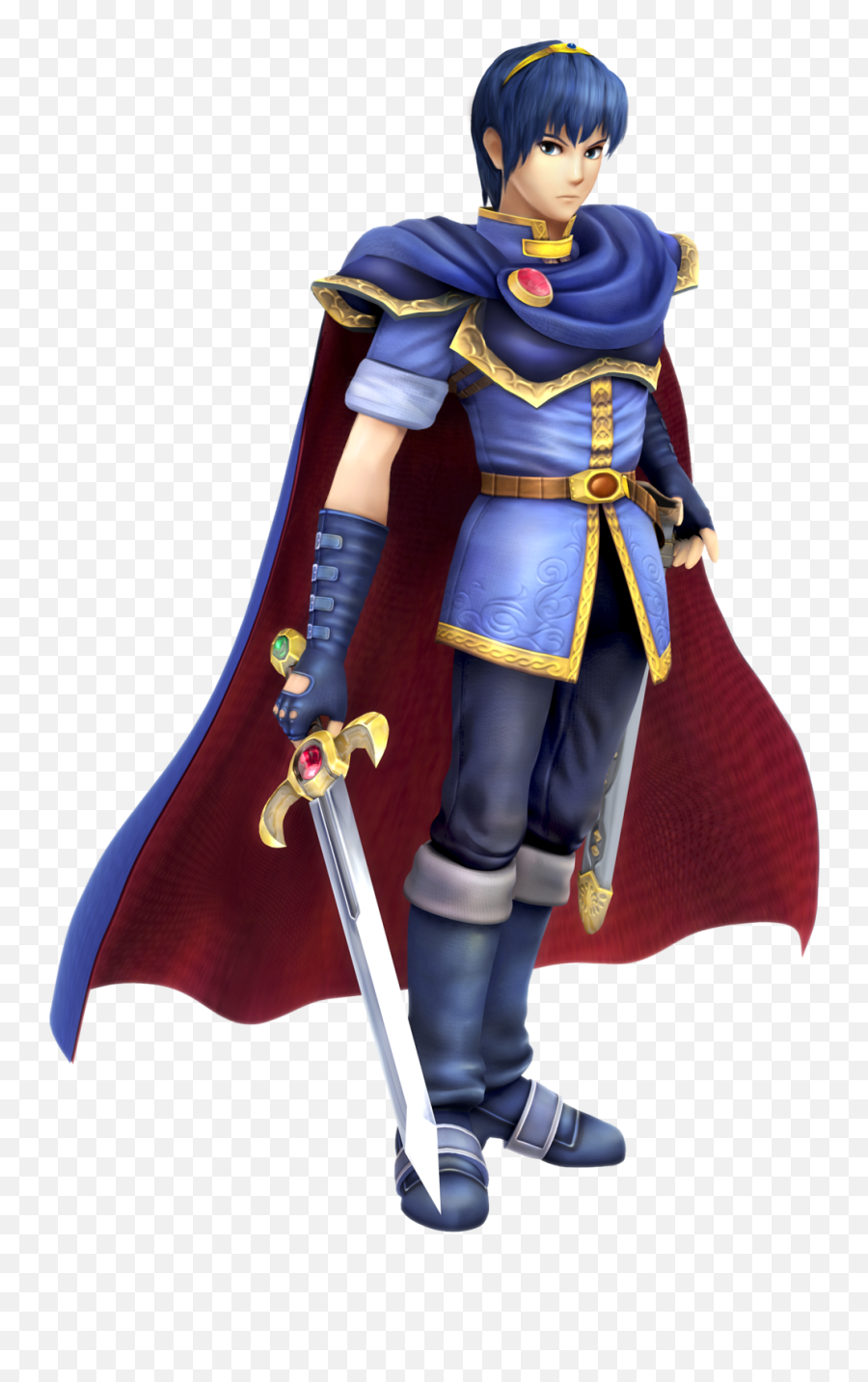 Marth - Smash Bros Marth Render Png,Marth Transparent