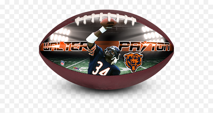 Make - Aball Nfl Walter Payton Bears Christmas Chicago Bears Png,Chicago Bears Logos