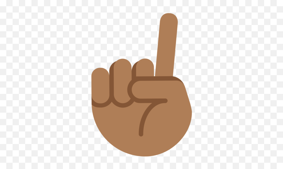 Medium - Black Finger Pointing Up Png,Finger Emoji Png