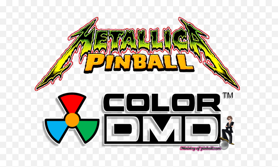 Metallica Colordmd Ministry Of Pinball - Colordmd Png,Metallica Logo Font