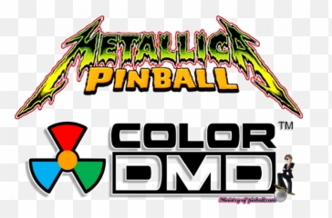 Metallica Colordmd Ministry Of Pinball - png