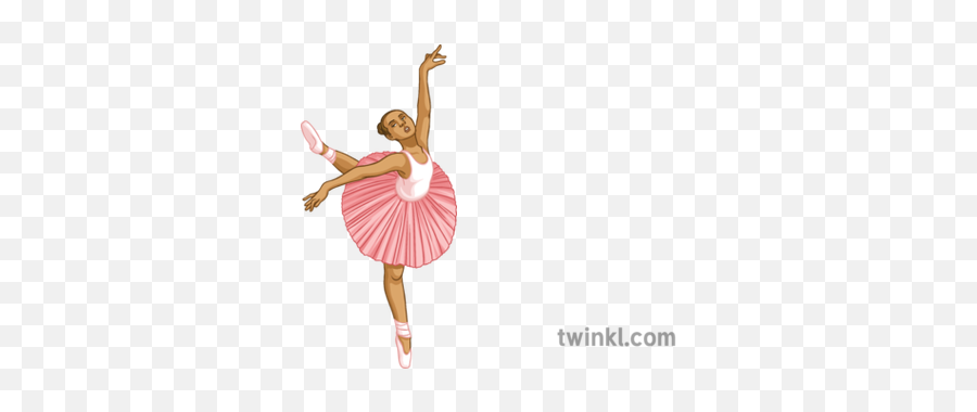 Female Ballerina Pose Ballet Tutu - Dance Tutu Illustration Png,Tutu Png