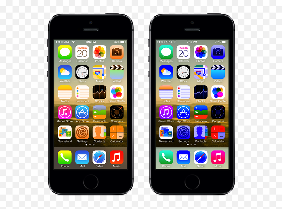 Athena 2 For Ios 7 Add Cool Effects To App Icons - Technology Applications Png,Ios Calculator Icon