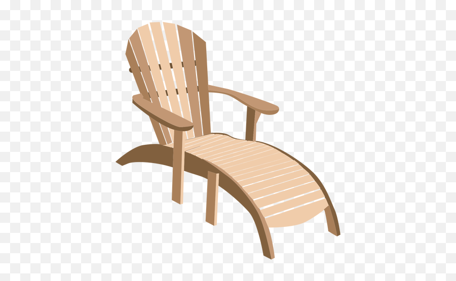 Wooden Adirondack Sun Lounger - Transparent Png U0026 Svg Vector Chair Plans Cadeira Adirondack Projeto Pdf Gratis,Sun Transparent Background