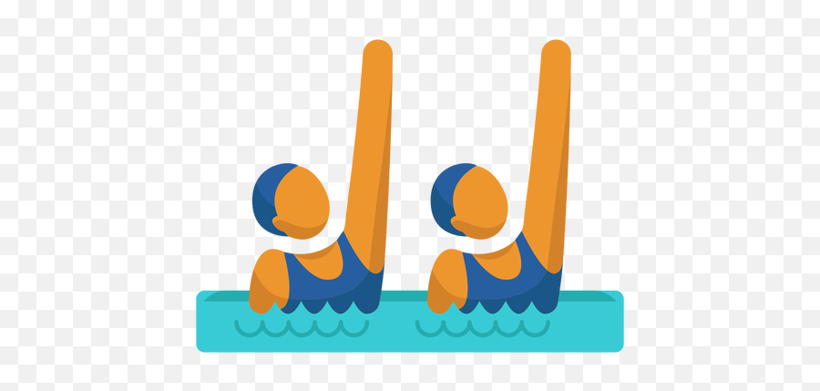 Olympic Sport Pictogram Synchronised - Leisure Png,Olympic Swimming Icon