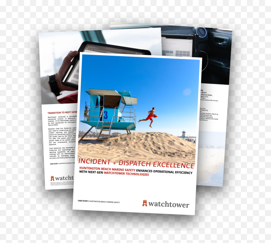 Huntington Beach Case Study - Horizontal Png,Watchtower Icon