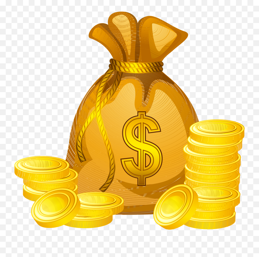 Transparent Background Png - Bag Of Money Clipart Png,Money Clip Art Png