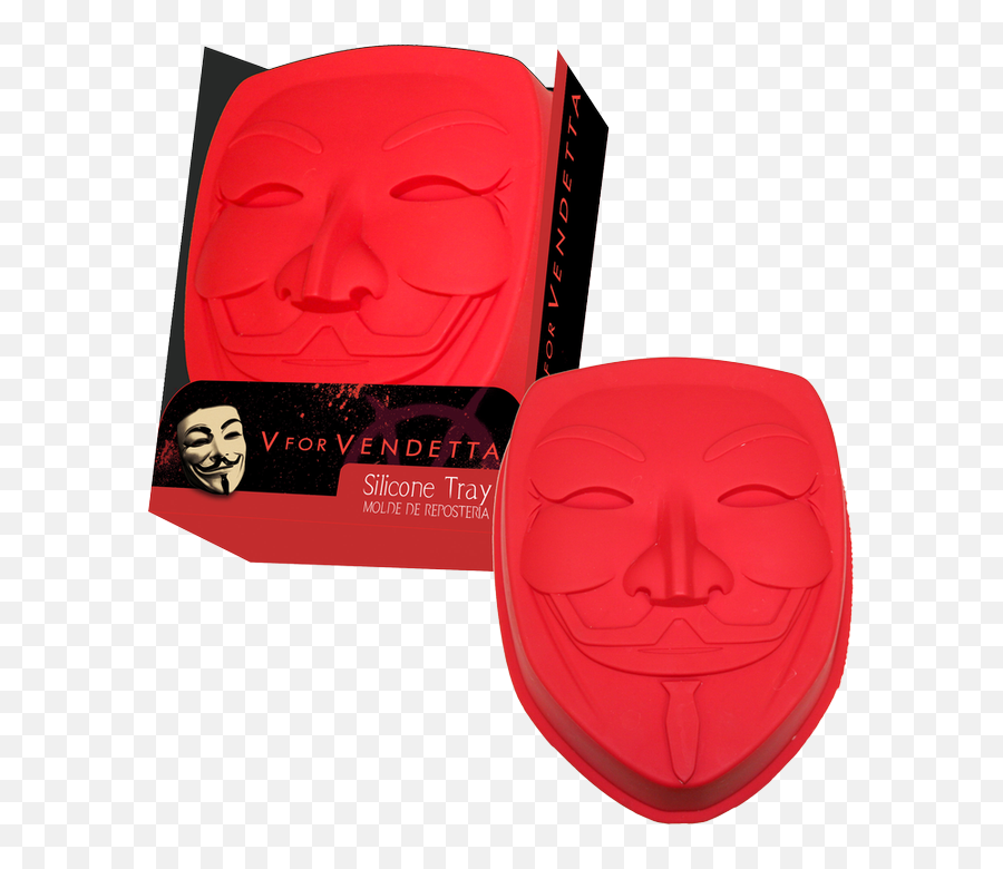 V For Vendetta - Mask Silicone Cake Mould Guy Fawkes Mask Png,Anonymous Mask Transparent