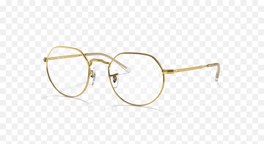 Jack Optics Eyeglasses With Shiny Gold Frame Ray - Ban Ray Ban 6465 3086 Png,Dunhill Icon Gold