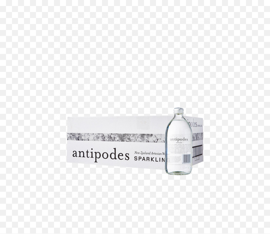 Antipodes Sparkling Mineral Water 12 X 500ml - Glass Bottle Png,Sparkling Png