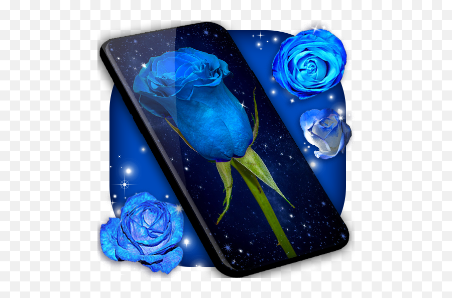 U200f Blue Wallpapers Apk 5 - Download Apk Rose Wallpaper 3d Download Flower Png,Blue Rose Icon