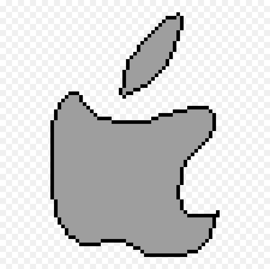 Pixilart - Apple Logo 3 By Oscarng Apple Png,Black Apple Logo