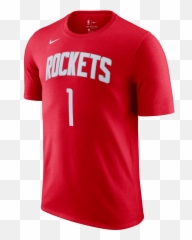 Menu0027s Houston Rockets Nike John Wall Icon Edition Name U0026 Number Tee - Short Sleeve Png,Cadet Icon