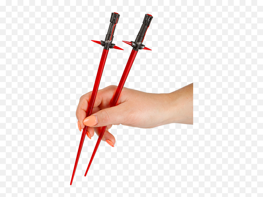 Star Wars Lightsaber Chopsticks - Kylo Ren Version Hand Png,Kylo Ren Png