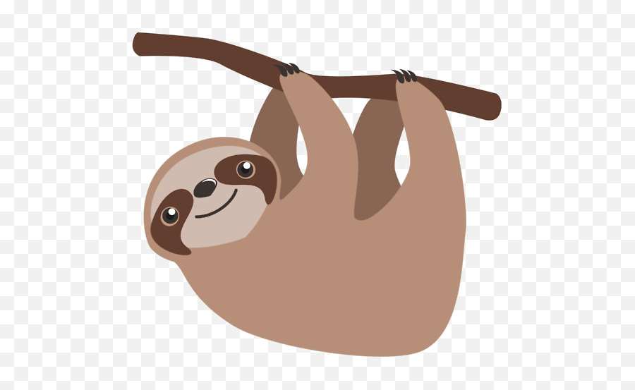 Clip Art Cuteness Cartoon Illustration - Three Toed Sloth Cartoon Png,Sloth Png