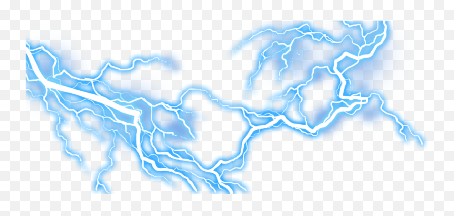 Blue Electricity Png 2 Image - Lightning Png Transparent Background,Electricity Png
