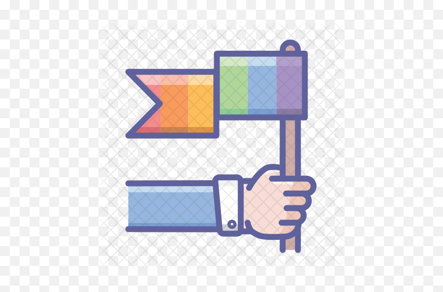 Pride Flag Icon - Illustration Png,Gay Pride Flag Png