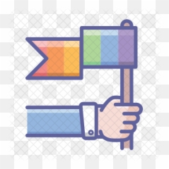 Pride Flag Icon - Illustration Png,Gay Pride Flag Png