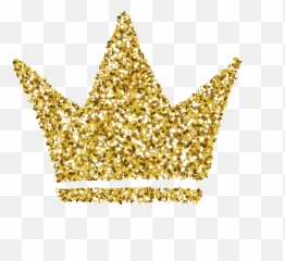 Gold Glitter Crown Clipart Png
