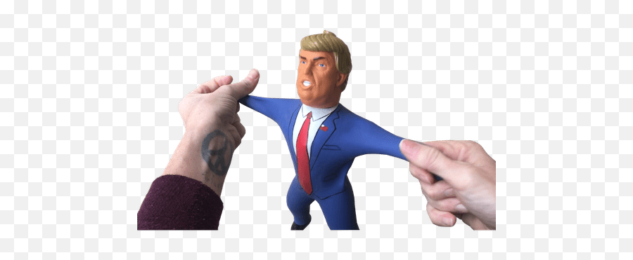 Stretch Trump Action Figure Donald Rubber Plastic Doll - Stretch Armstrong Donald Trump Png,Donald Trump Transparent