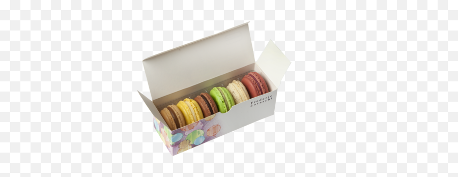 Macarons Gift Box 6 - Piece Macaroon Png,Piece Of Tape Png
