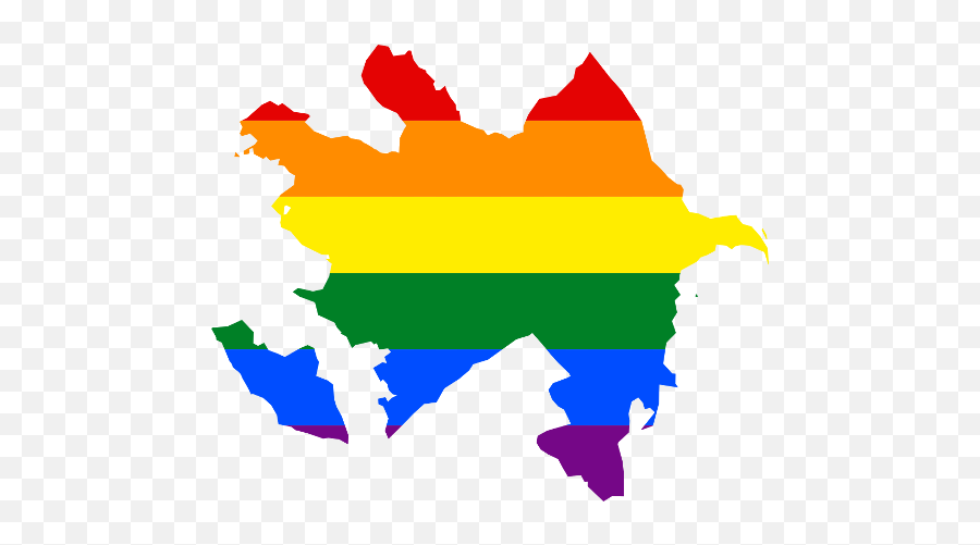Between Appearance And Reality In Baku Lgbt Rights - Azerbaijan Map Clipart Png,Gay Flag Png