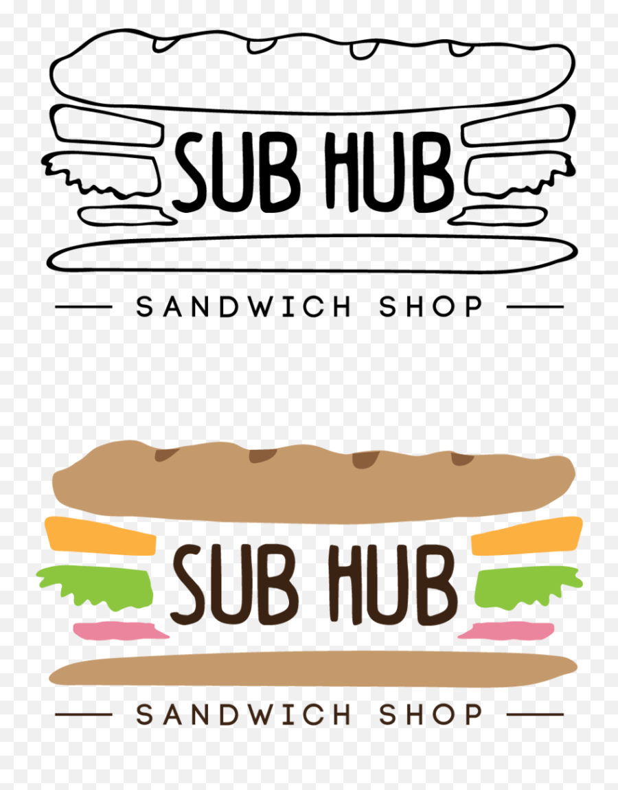 Food Court Logos By Megan Mericle - Clip Art Png,Food Logos