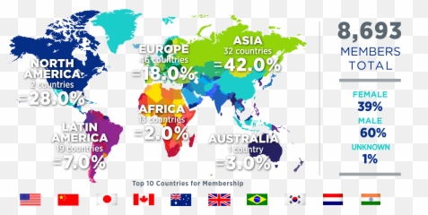 International Association For The Study Of Lung Cancer Iaslc - World Map Energy Consumption Png,4 Png