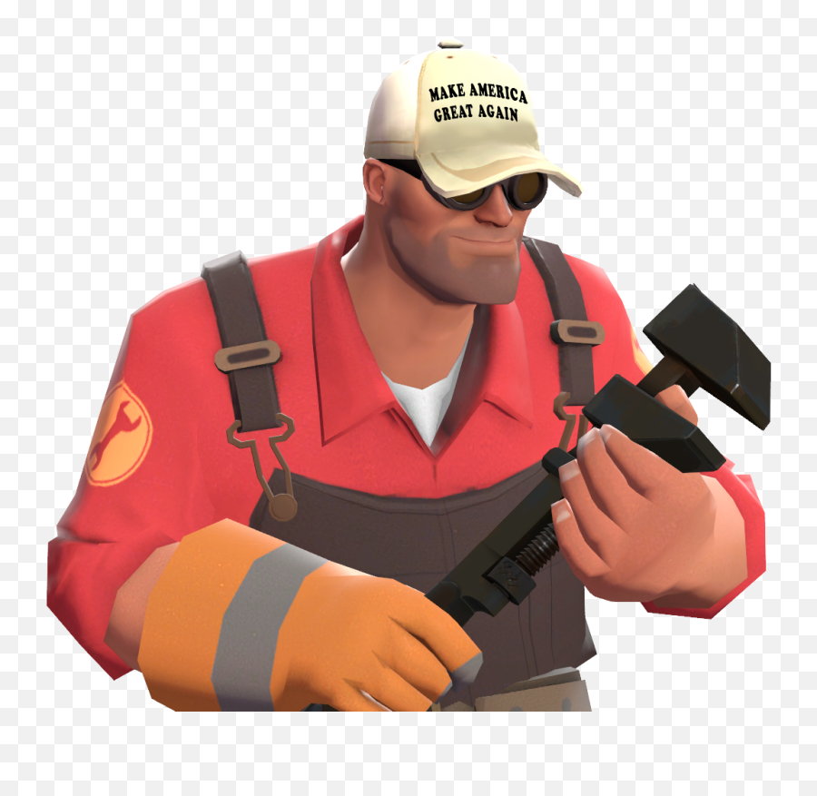 Great Again Team Fortress 2 Crippled - Face Full Of Festive Tf2 Png,Make America Great Again Hat Png