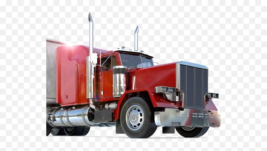 Shiny Red Semi - Semi Truck Png,18 Wheeler Png