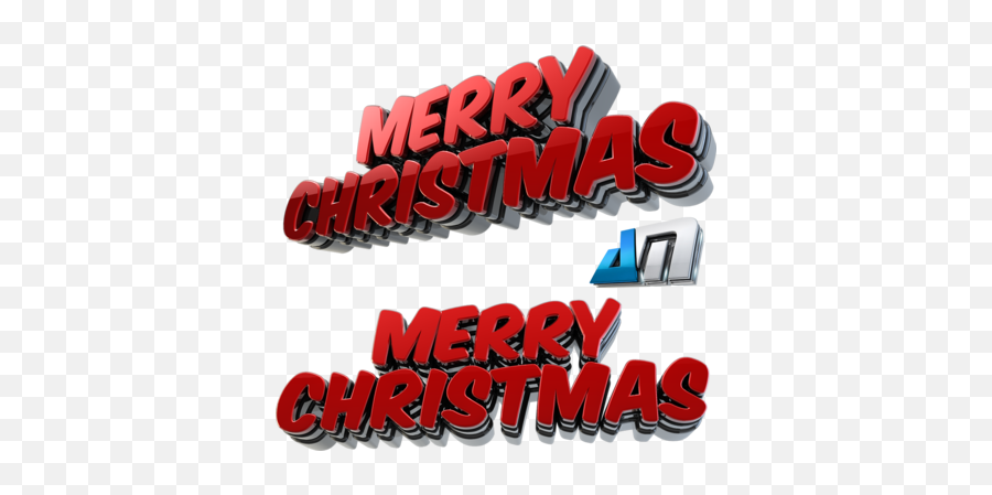 Free Merry Christmas 3 - D Psd Vector Graphic Vectorhqcom Merry Christmas 3d Text Png,Merry Christmas Logo