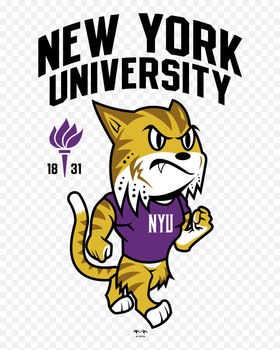 Bobcat Png - New York University Mascot,Bobcat Png