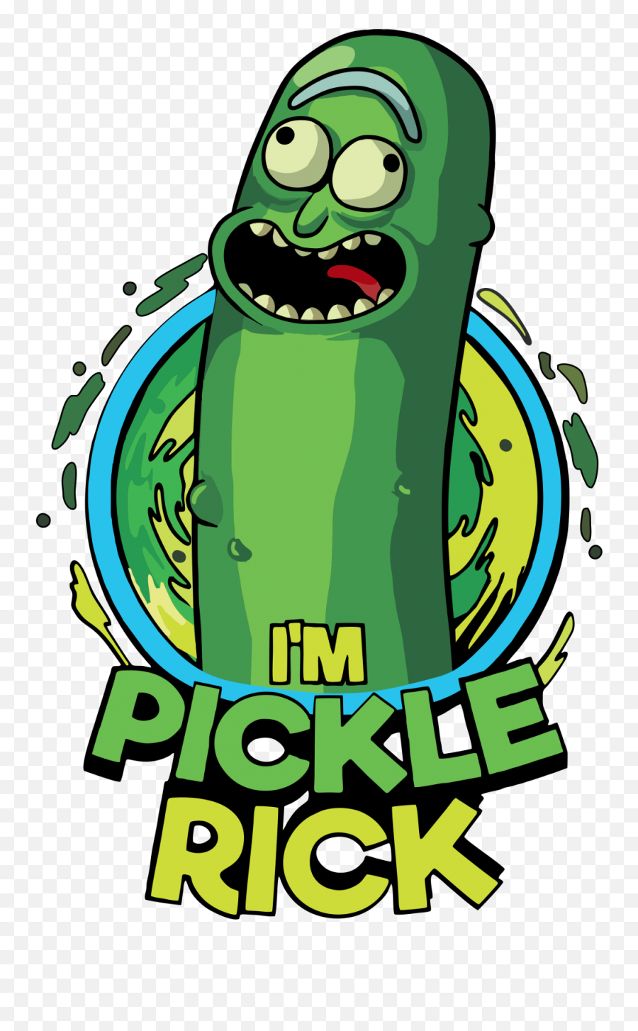 Pickle Clipart Baby Picture - Pickle Rick Wallpaper Iphone Png,Pickle Rick Face Png