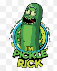 Pickle Clipart Baby Picture - Pickle Rick Wallpaper Iphone Png,Pickle Rick Face Png