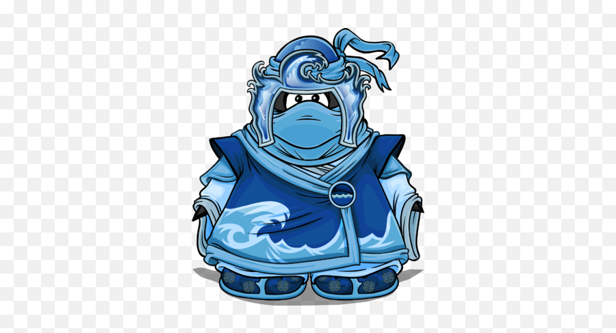 Water Suit - Club Penguin Water Ninja Suit Png,Card Suit Png