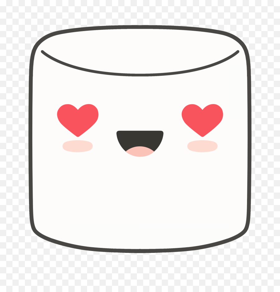 Download Hd Love Marshmallow - Stickerpop Marshmallow Png Transparent Cartoon Marshmallow,Marshmallow Transparent Background