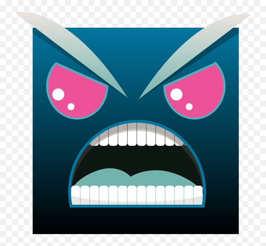 Pinksmileface Png Clipart - Royalty Free Svg Png Square With A Face,Angry Face Png