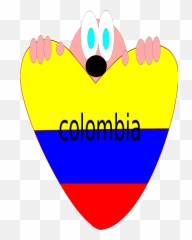 Colombia - Vector Picker Hellokitty Con Bandera De Colombia png