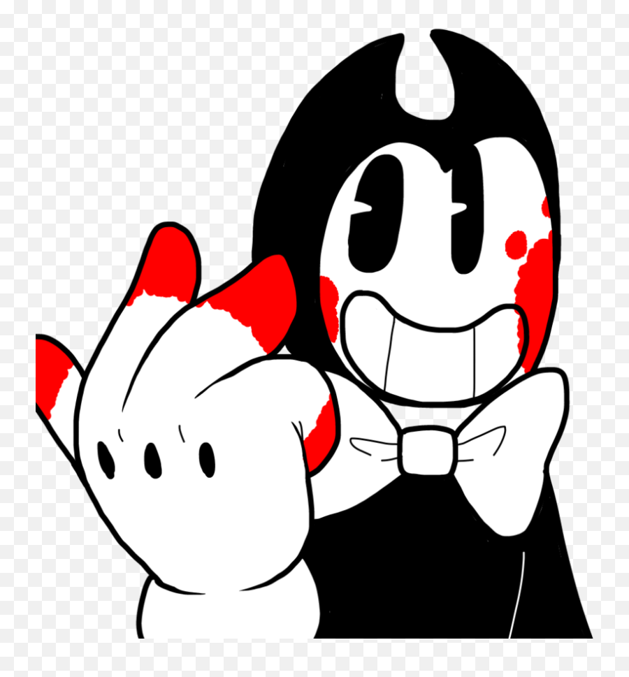 White Stock Bloody Hell Bendy By Hoodie - Portable Network Graphics Png,Bendy Png