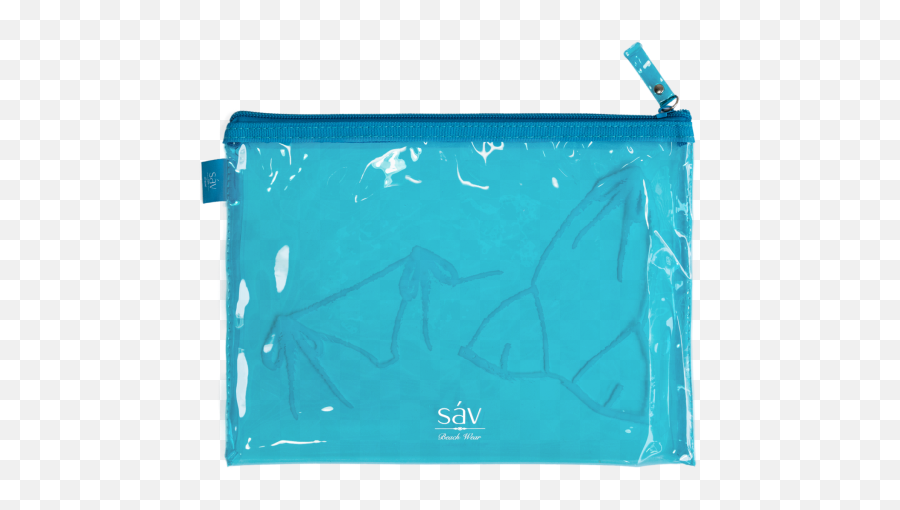 Clear Blue - Long Clear Blue Pouch Png,L Transparent