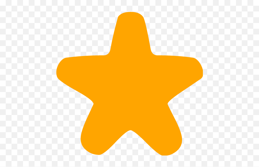 Orange Star 23 Icon - Star Emoji Twitter Png,Orange Star Png