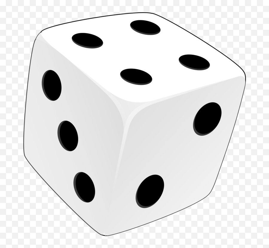 Download White Dice Png Clip Art Black - Dice Clipart,Dice Png