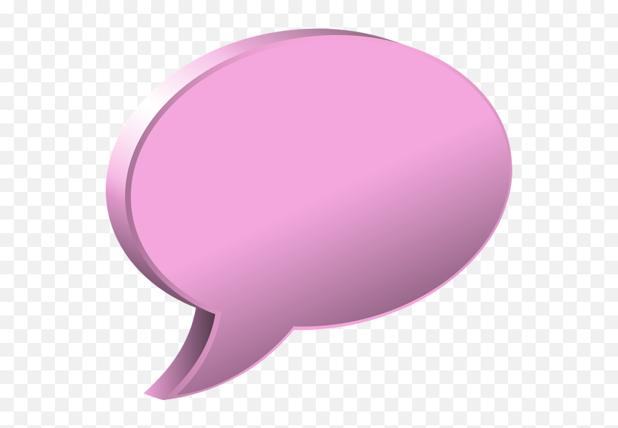 Speech Bubble Pink Transparent Png - Speech Bubble Transparent Pink,Bubble Transparent Background