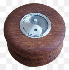Wooden Grinder - Herb Grinder Png,Yin Yang Logo